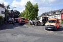 Dachstuhlbrand Koeln Poll Geislarerstr P447